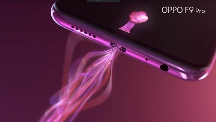 Oppo F9 Pro - характеристики, фото, функції смартфона Oppo F9 Pro - характеристики, фото, функції смартфона