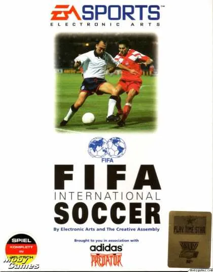 Постер гри FIFA International Soccer Постер гри FIFA International Soccer