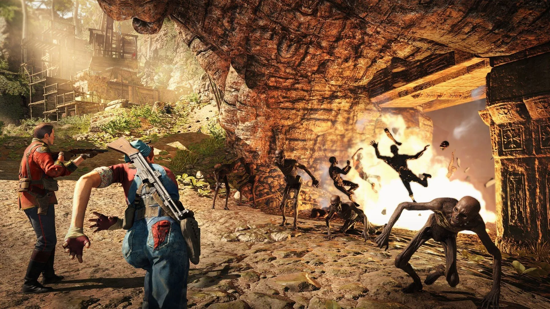 Скріншот з гри Strange Brigade