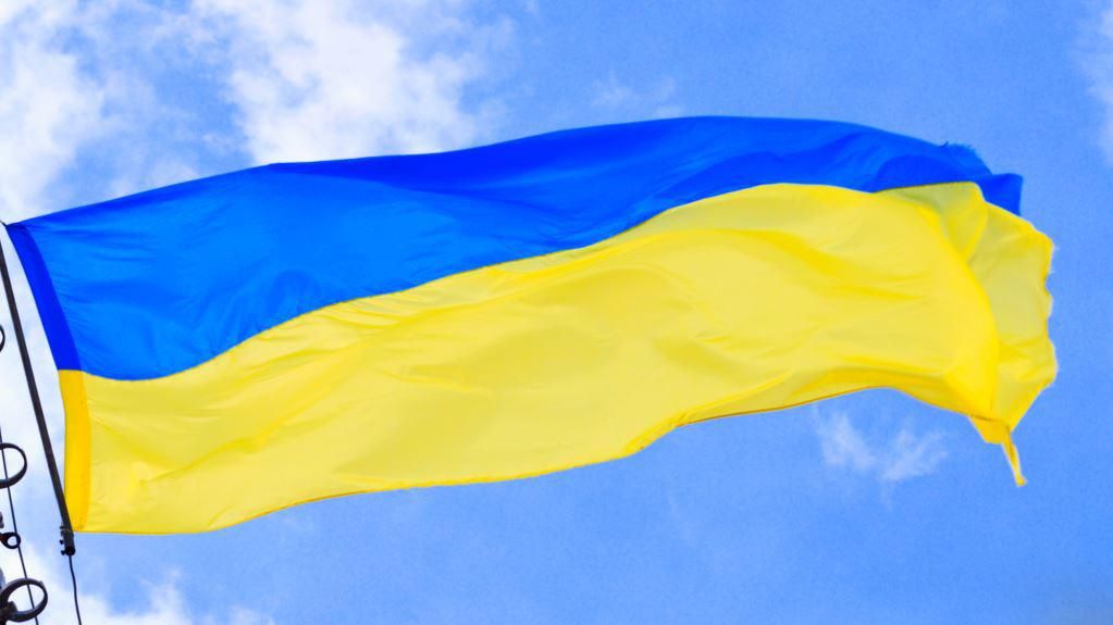 В Донецкой области подростки сожгли флаг Украины В Донецкой области подростки сожгли флаг Украины