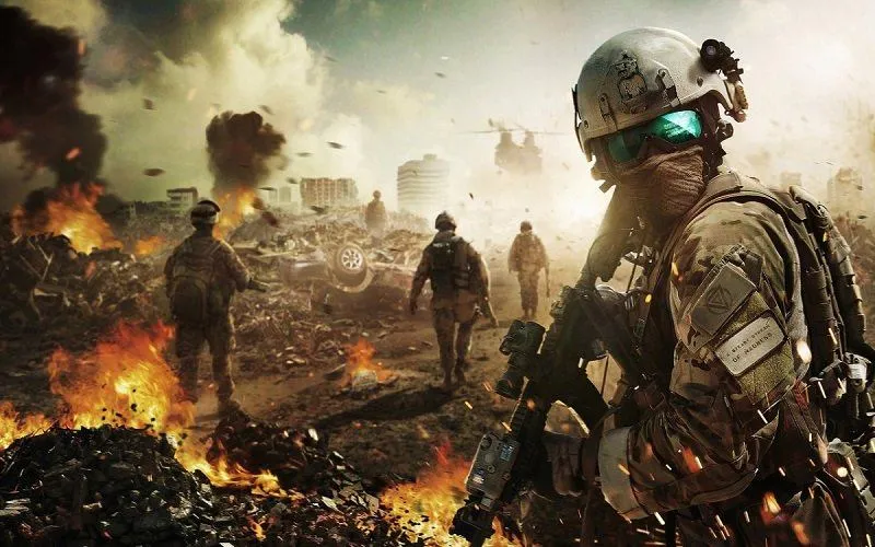 Скріншот з гри Battlefield V
