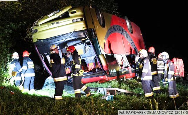ДТП з автобусом у Польщі: поліція підтвердила, що загинули українці