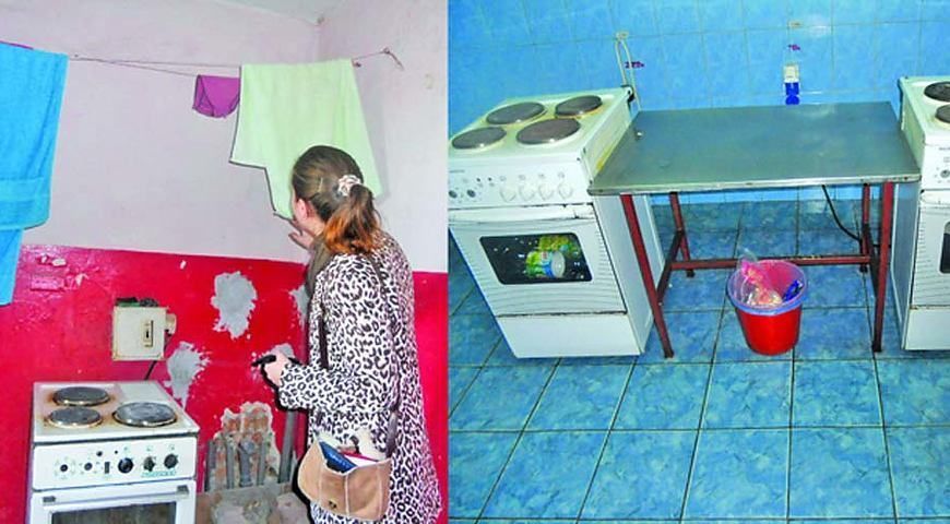 Рейд гуртожитками України: стеля, яка падає і каструлі поряд з одягом Рейд гуртожитками України: стеля, яка падає і каструлі поряд з одягом