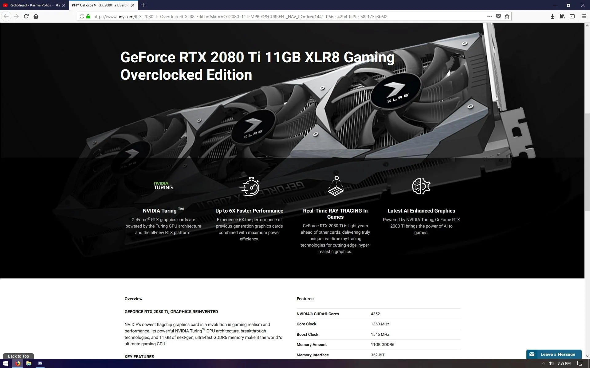 NVIDIA GeForce RTX 2080 Ti