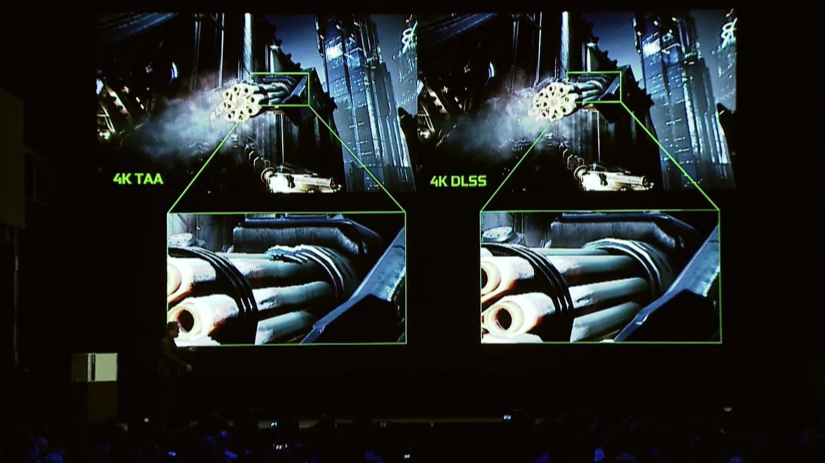 Технологія NVIDIA RTX у порівнянні з 4К ТАА Технологія NVIDIA RTX у порівнянні з 4К ТАА