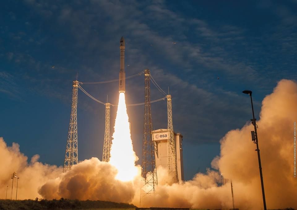 В космос запустили ракету Vega: ее "сердце" сделали украинцы