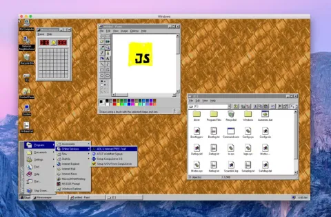 Windows 95 перетфорили в додаток