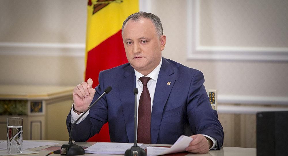 Президент Молдовы Додон сделал неожиданное заявление о диалоге с Украиной