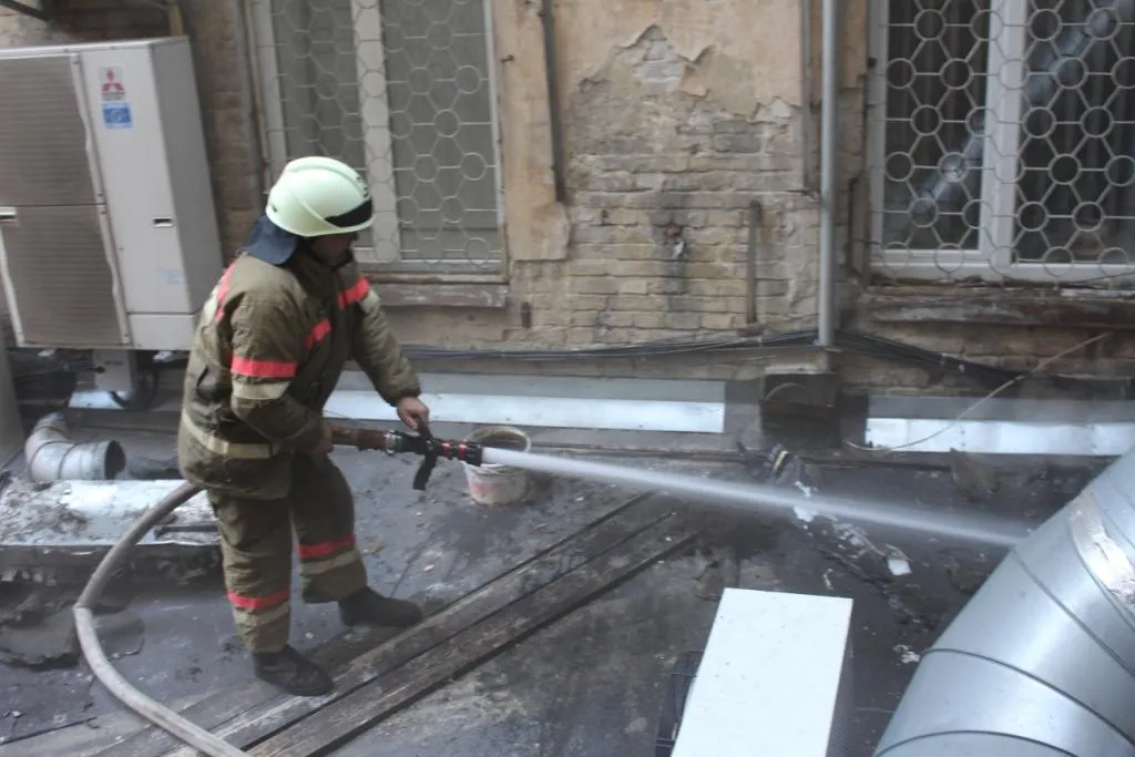 Пожежа Київ Хрещатик ресторан Пожежа Київ Хрещатик ресторан