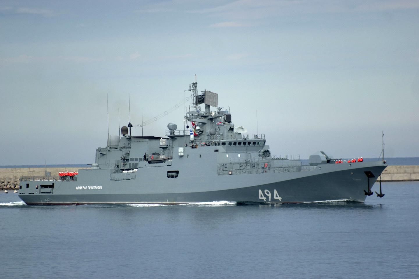 Военные корабли России провели комплекс учений в Черном море