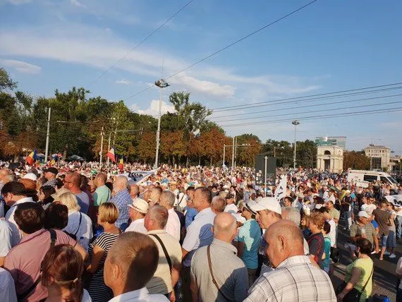 Молдова, протести, мітинг