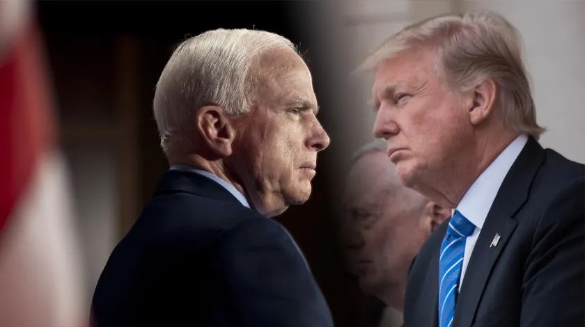Антипатія між Трампом та Маккейном не зникла навіть після смерті сенатора Антипатія між Трампом та Маккейном не зникла навіть після смерті сенатора