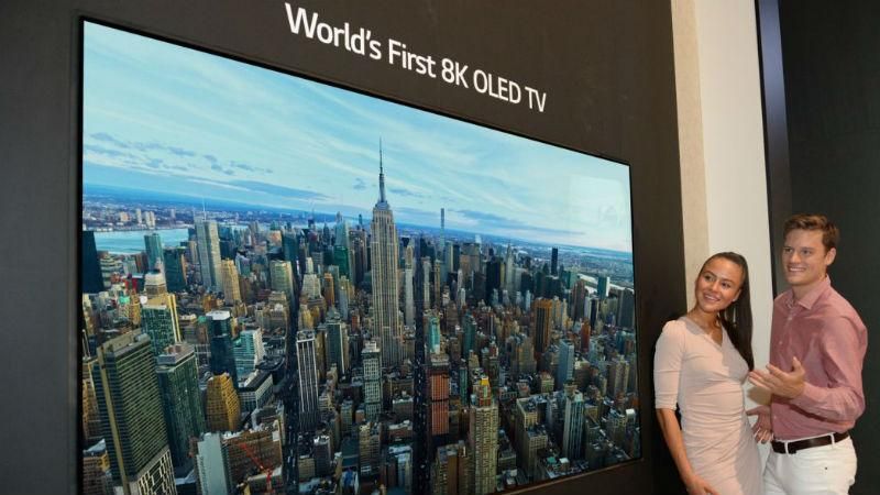 Единственный в мире: LG показала первый OLED-телевизор с разрешением 8K Единственный в мире: LG показала первый OLED-телевизор с разрешением 8K