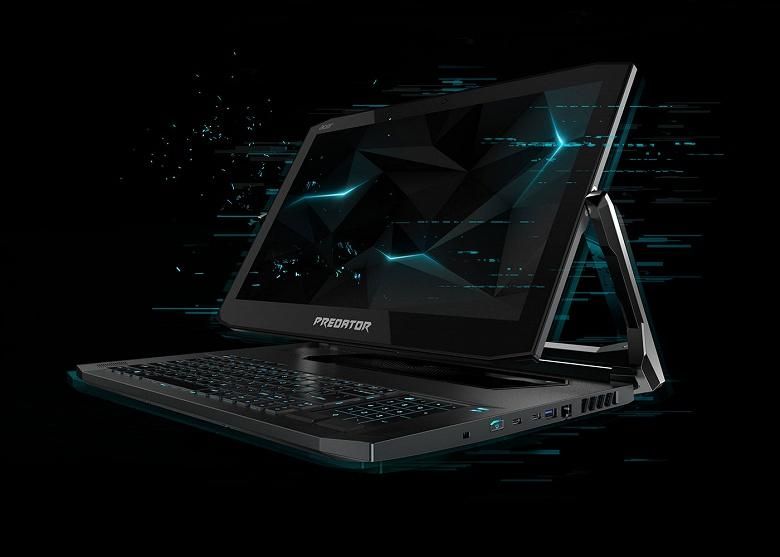 Acer анонсировала игровой ноутбук нестандартной формы