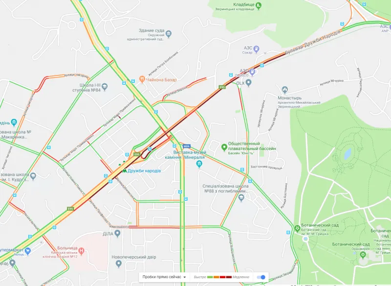 Затри Київ карта Затри Київ карта