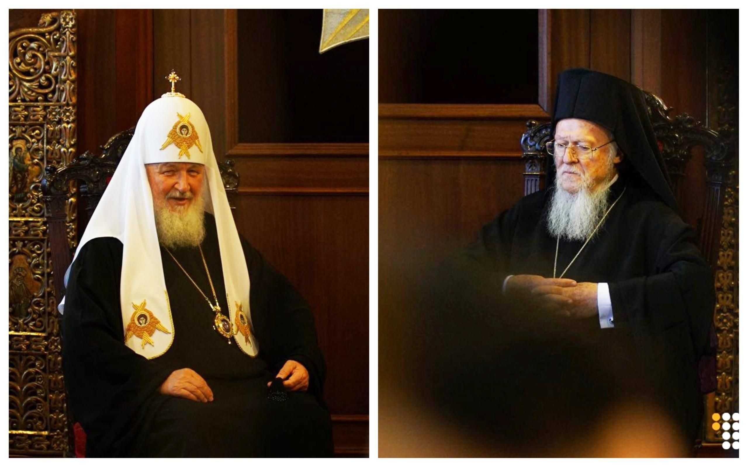 Глава РПЦ Кирилл говорит о Томосе для УПЦ с Константинопольским патриархом Варфоломеем Глава РПЦ Кирилл говорит о Томосе для УПЦ с Константинопольским патриархом Варфоломеем