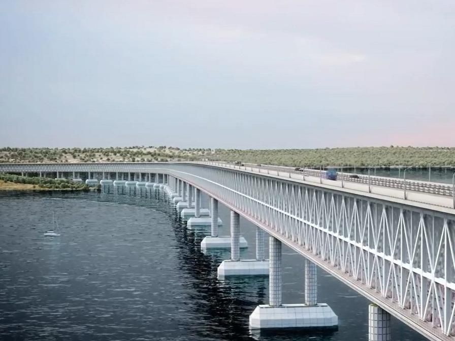 Плавучий кран протаранил Крымский мост: опубликовано видео Плавучий кран протаранил Крымский мост: опубликовано видео