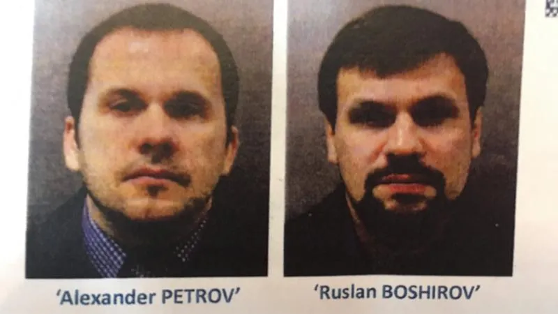 Підозрювані в отруєнні Скрипалів офіцери ГРУ РФ