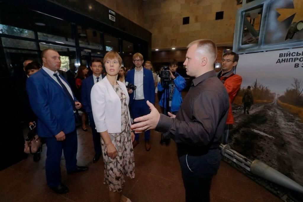 Президентка Естонії закликала пам'ятати про війну на Донбасі