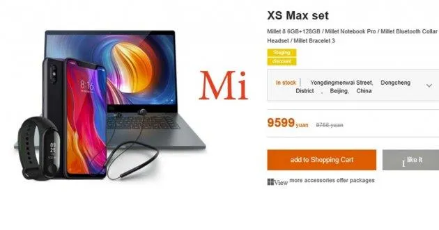 Xiaomi Xs Max Xiaomi Xs Max