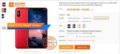 Xiaomi Redmi Note 6 Pro Xiaomi Redmi Note 6 Pro