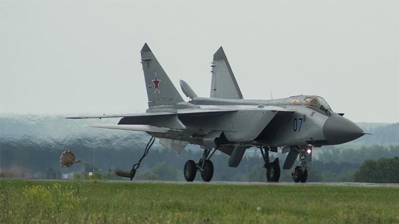 У Росії розбився винищувач МіГ-31