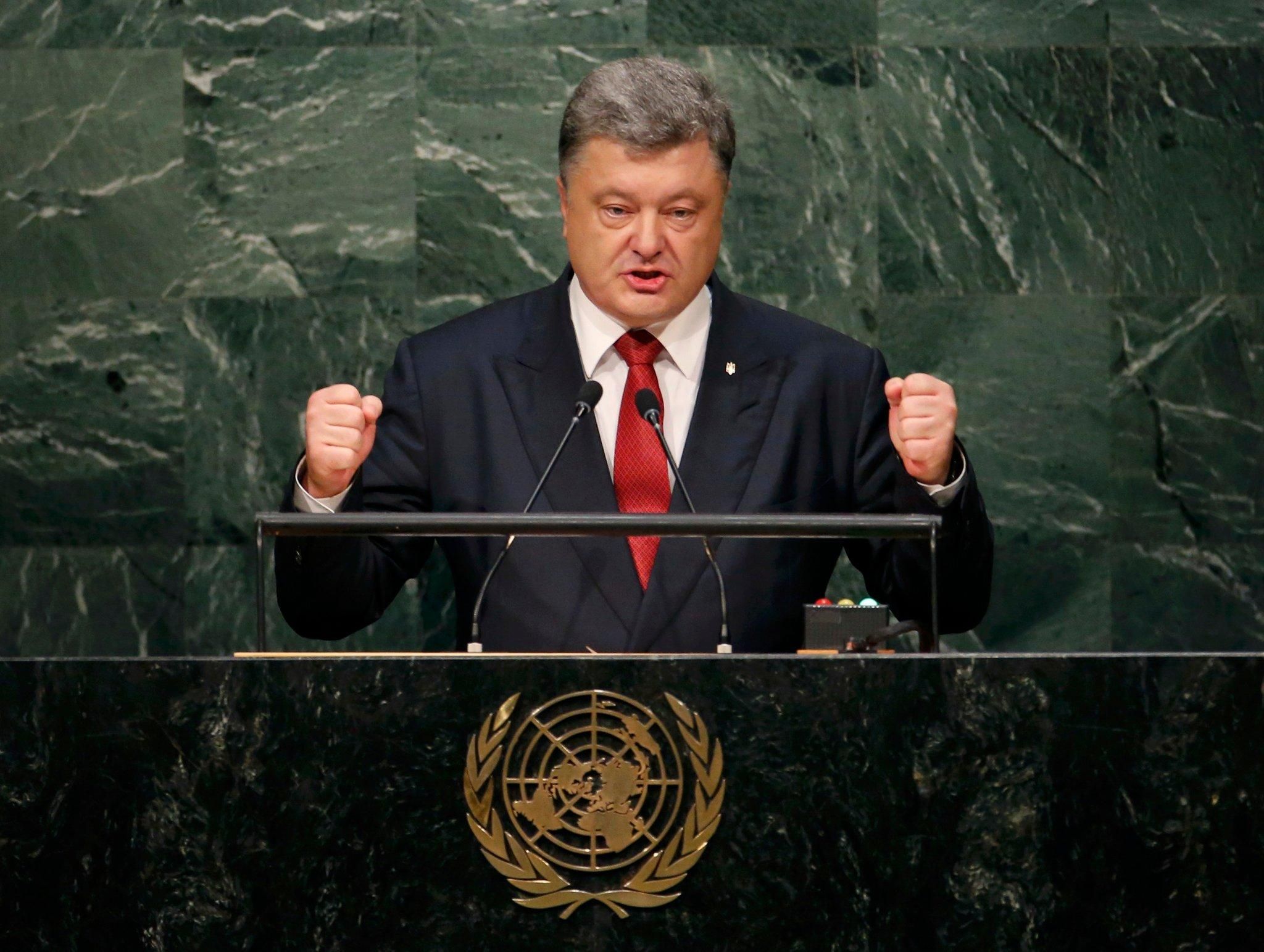 Миротворча місія на Донбасі – це тест для ООН, – Порошенко