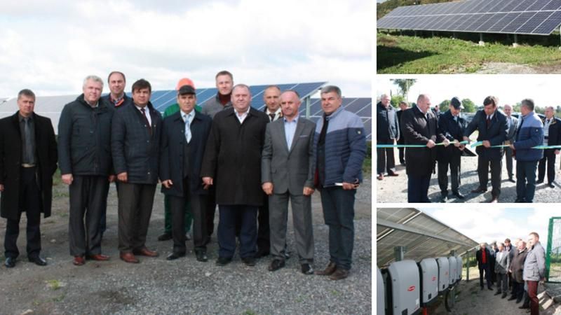 На Хмельнитчине заработали две новые солнечные электростанции