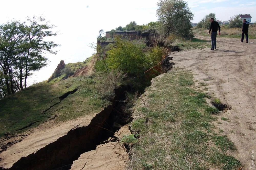 Зсув Одещина Санжейка надзвичайні ситуації Зсув Одещина Санжейка надзвичайні ситуації