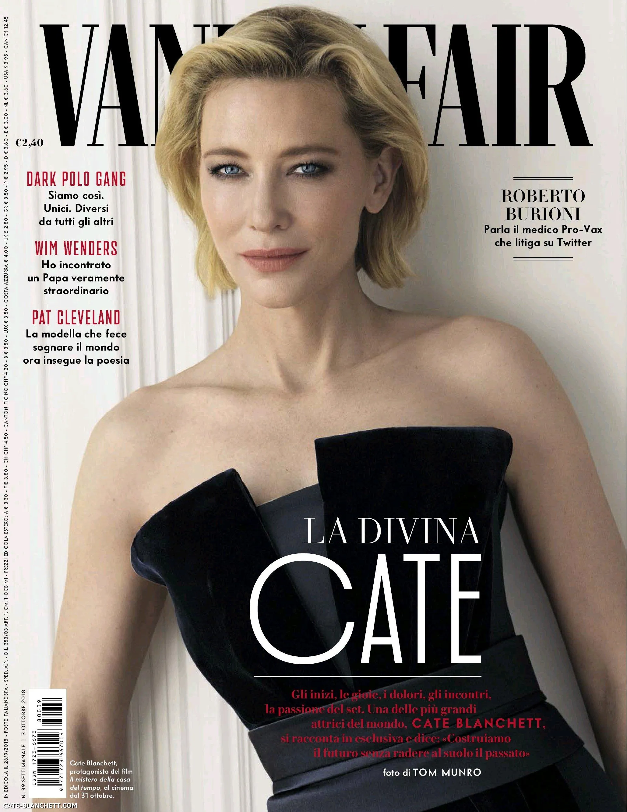 Кейт Бланшетт для Vanity Fair Italy Кейт Бланшетт для Vanity Fair Italy