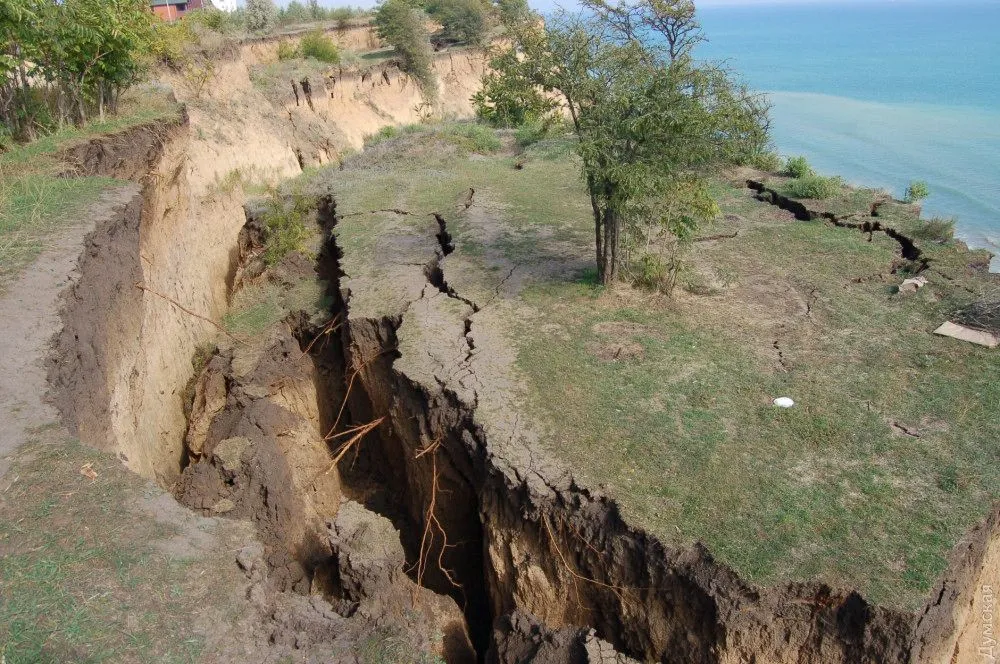 Зсув ґрунту на Одещині