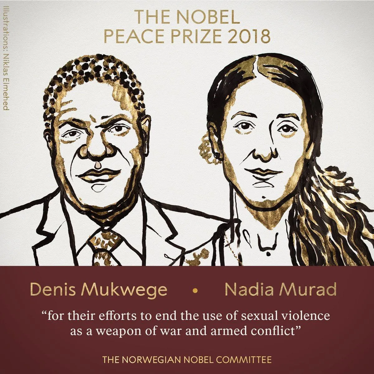 Лауреати Нобелівської премії миру у 2018 році
