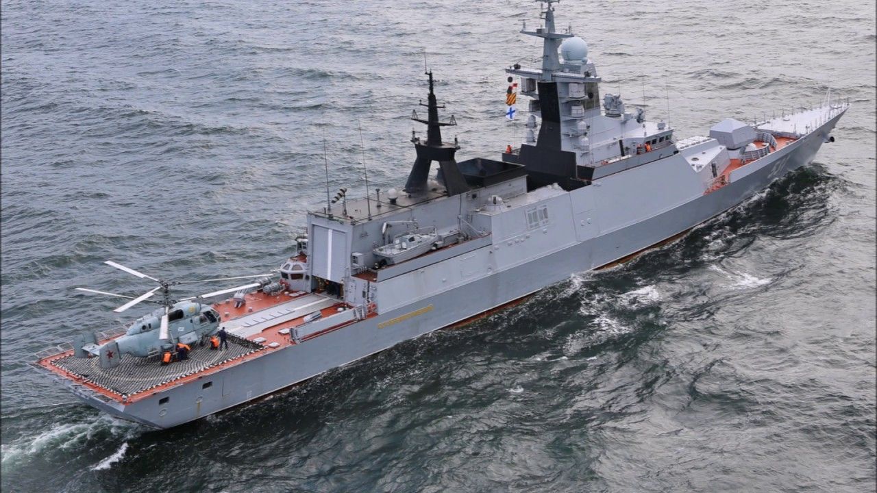 Російський військовий корабель запримітили поблизу кордонів Латвії
