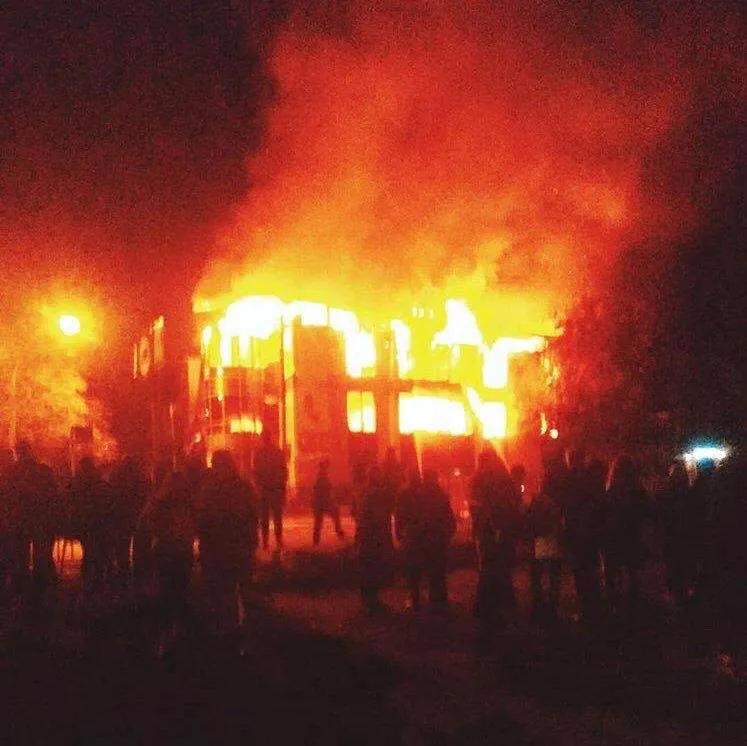 Луганщина Окупований антрацит Пожежа Луганщина Окупований антрацит Пожежа