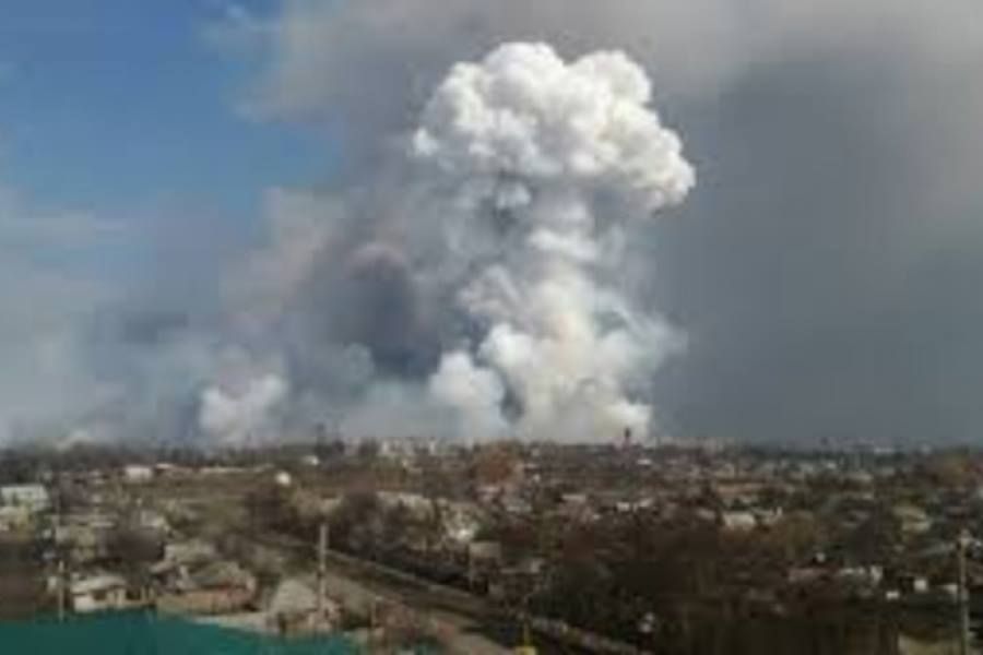 Взрывы на арсенале вблизи Ични: почти 19 тысяч человек нуждаются в эвакуации