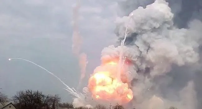 Взрывы вблизи Ични Взрывы вблизи Ични