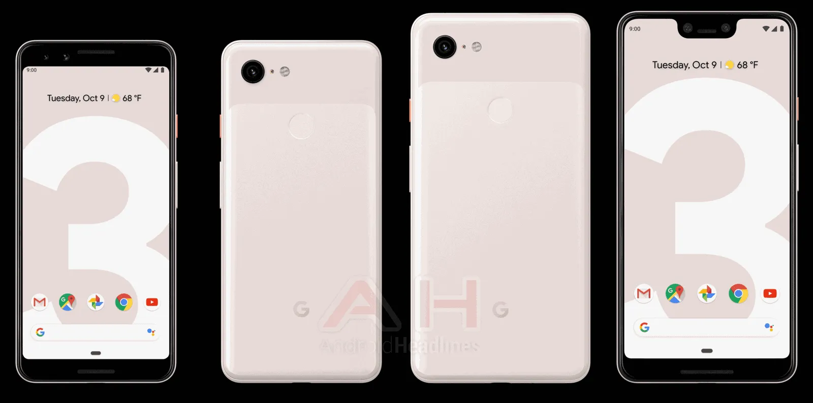 Google Pixel 3 та Google Pixel 3 XL Google Pixel 3 та Google Pixel 3 XL