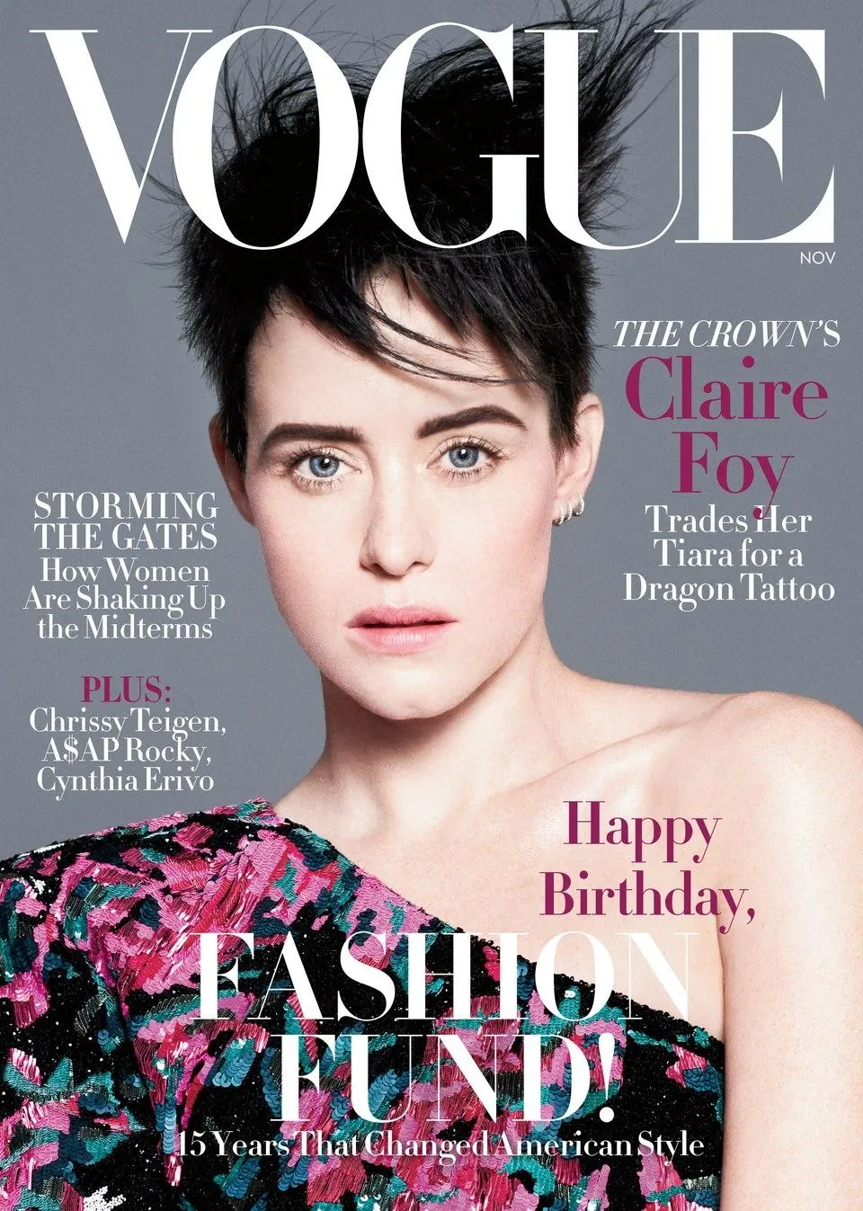 Клер Фой для Vogue