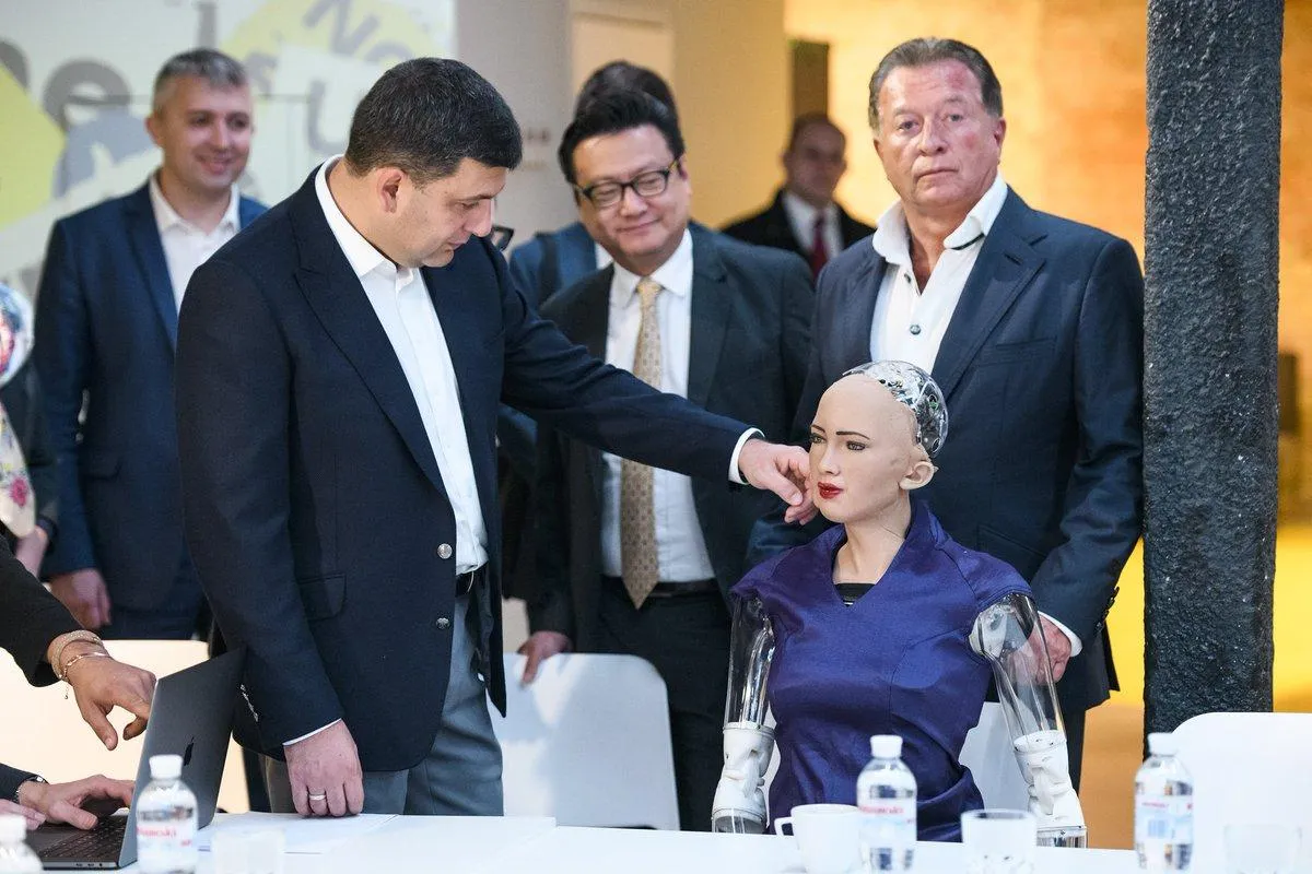 Робот Софія у Києві Робот Софія у Києві