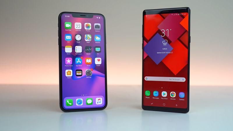 iPhone Xs Max серйозно уступив Galaxy Note9 у важливому тесті