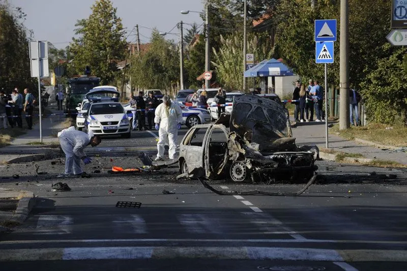 автомобіль вибух машина Сербія 