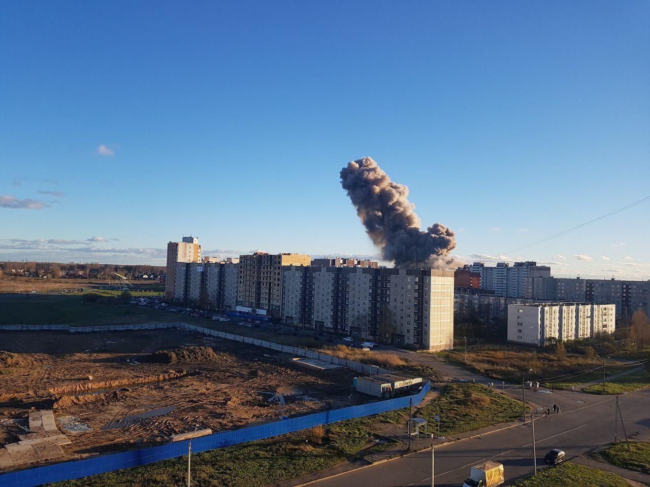 Під Санкт-Петербургом на заводі піротехніки стався потужний вибух: фото та відео