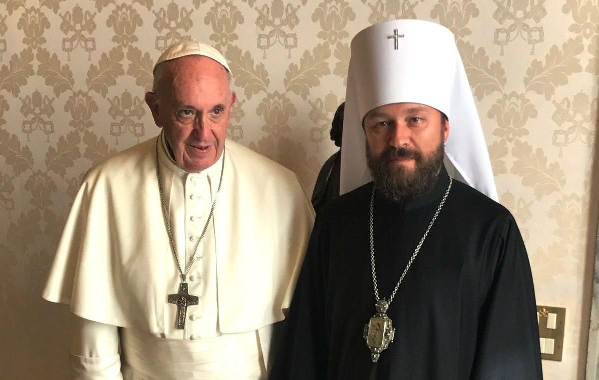 РПЦ пожаловалась Папе Римскому на Константинополь