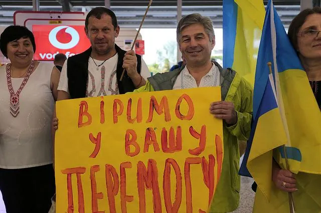 Українці в Австралії підтримували наших спортсменів Українці в Австралії підтримували наших спортсменів