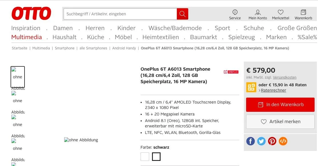 OnePlus 6T OnePlus 6T