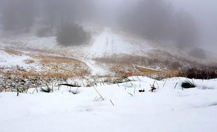 В оккупированном Крыму выпал первый снег: впечатляющие фото В оккупированном Крыму выпал первый снег: впечатляющие фото