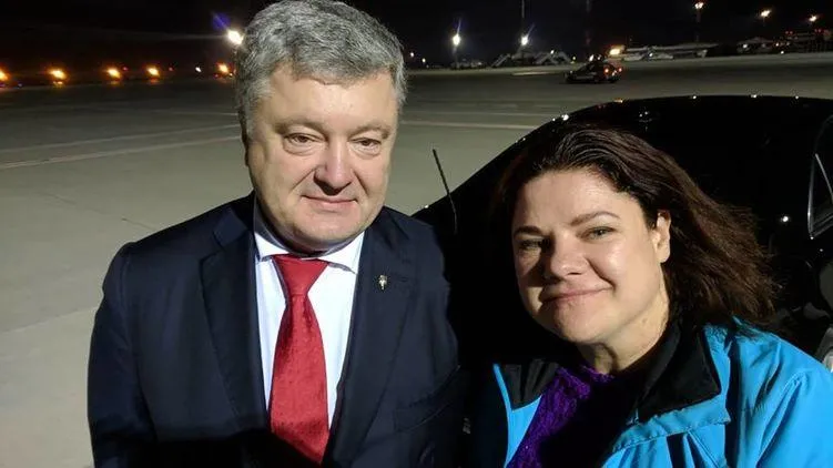 Порошенко з блогеркою Порошенко з блогеркою