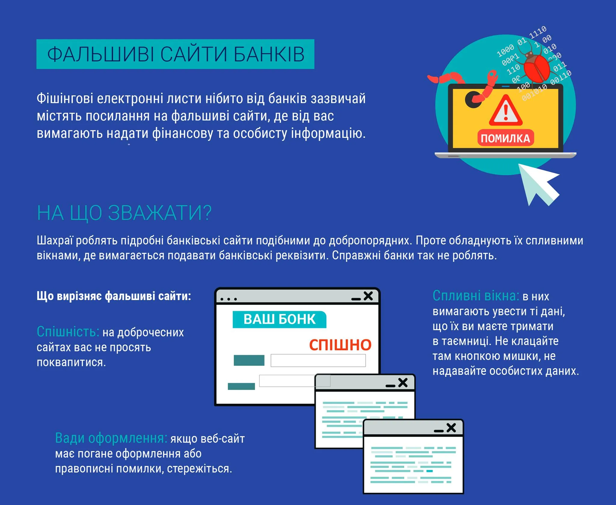 Фальшиві сайти банків фішинг шахрйаство хакери Фальшиві сайти банків фішинг шахрйаство хакери