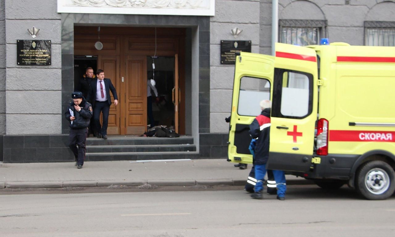 Вибух у ФСБ в Архангельську: з'явилось відео зсередини будівлі