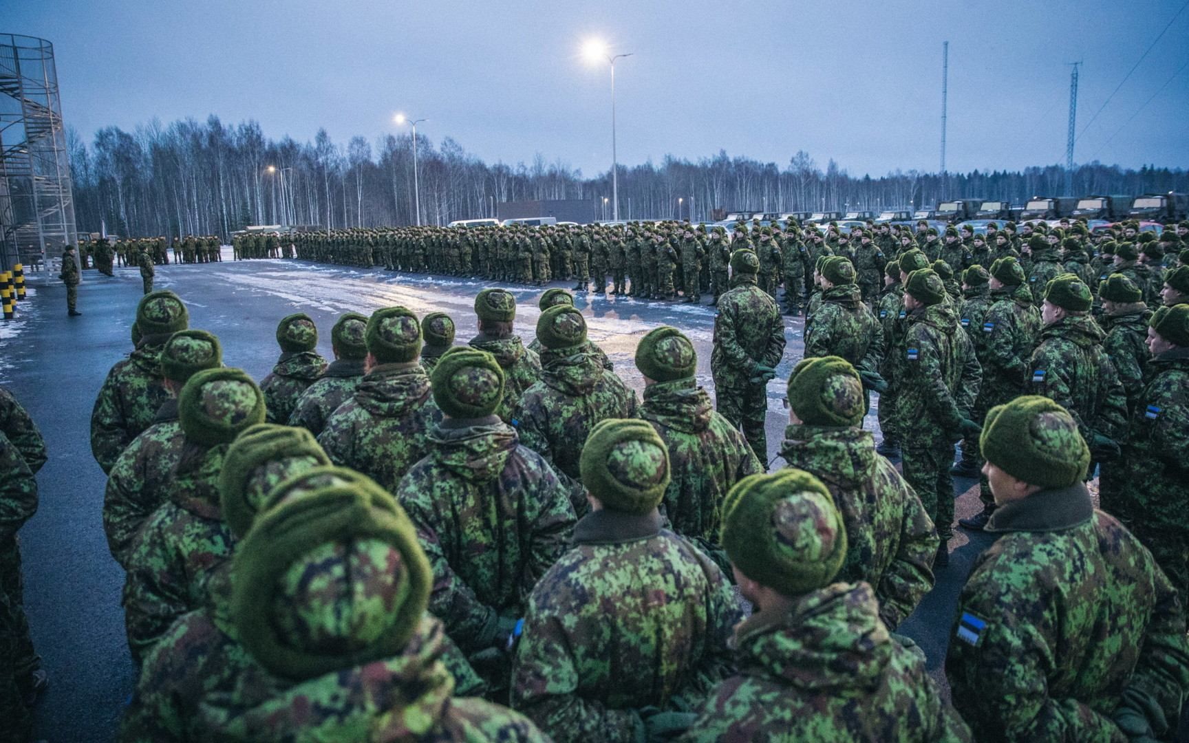 Эстония начала внезапные учения резервистов Эстония начала внезапные учения резервистов